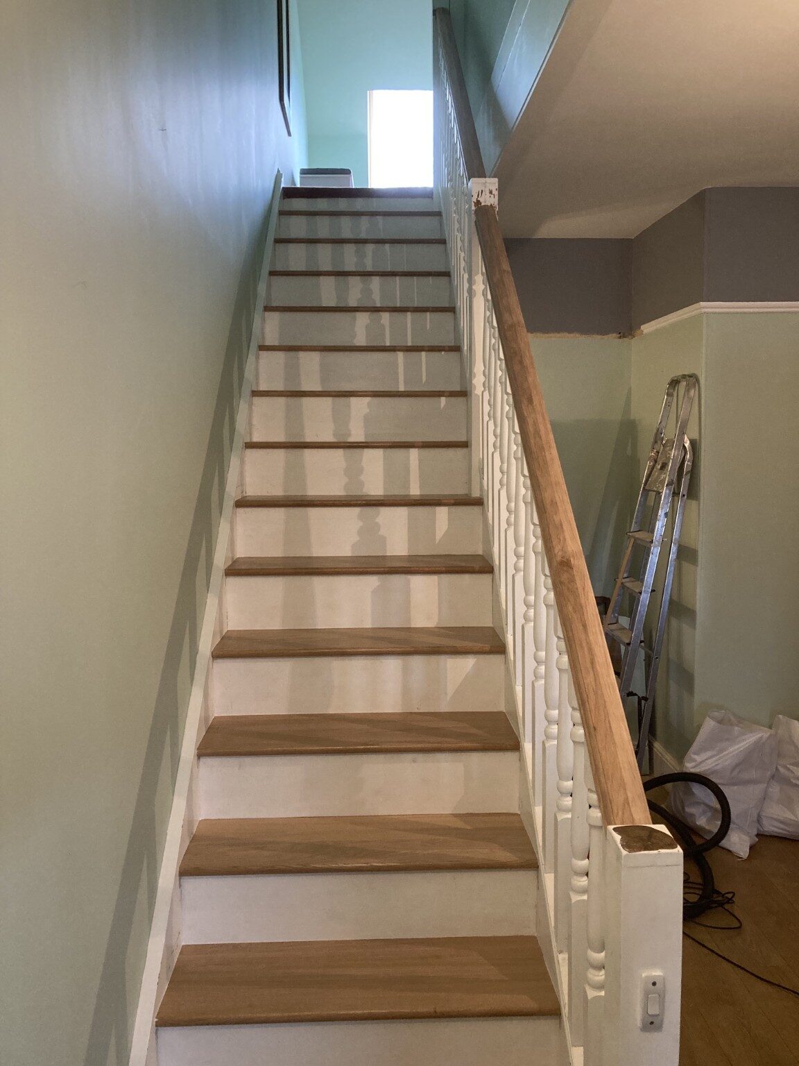 Staircase during renovation